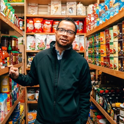 Chris Pointdexter photographed in Brooklyn, New York on February 13, 2017